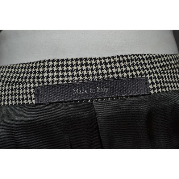 Ermenegildo Zegna Blazer‎ Mens 44 Houndstooth Wool 15milmil15 Italy Sport Coat - Picture 12 of 16